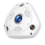 60° Panoramic 4K UHD Smart Home Security Camera – Wireless WiFi Ceiling Dome Surveillance System