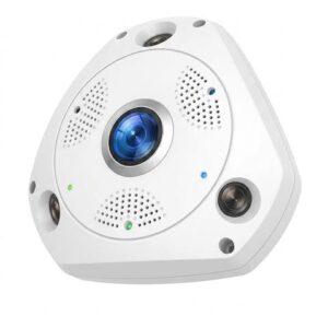 60° Panoramic 4K UHD Smart Home Security Camera – Wireless WiFi Ceiling Dome Surveillance System