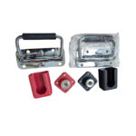 Battery box handle & cable socket